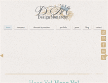 Tablet Screenshot of designmonarchy.co.za